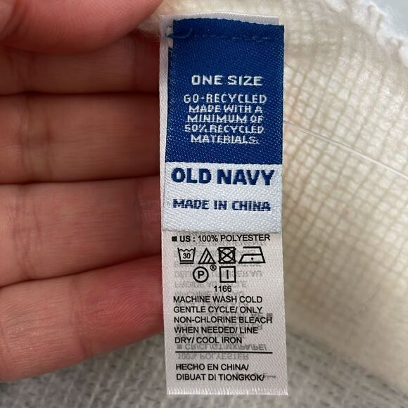 Old Navy Buffalo Plaid Blanket Scarf Light Gray super soft - Picture 5 of 6